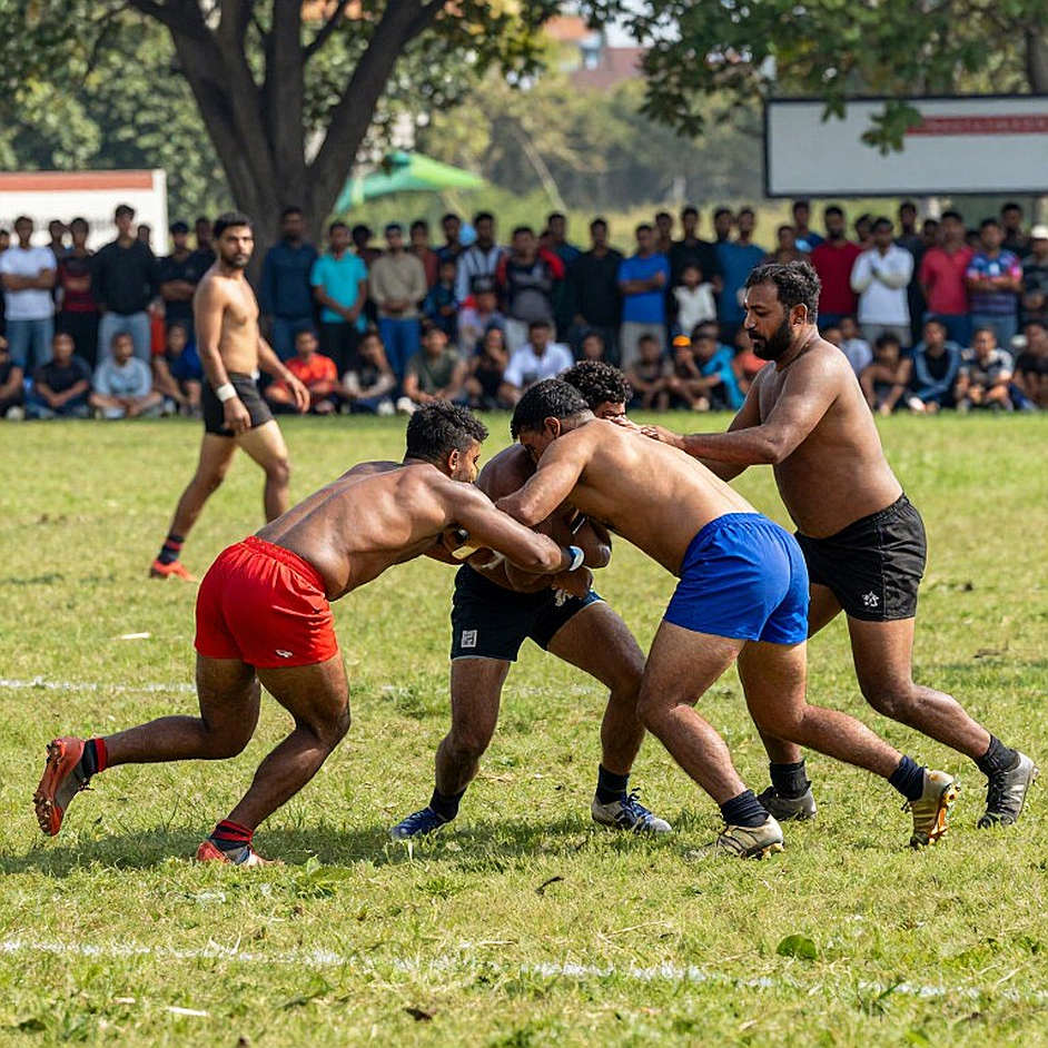 হাফটাইমে মাত্র চোদ্দ পয়েন্ট: নারী কাবাডির আসল ছবি ৪৮-২৪ স্কোরলাইনে নেই